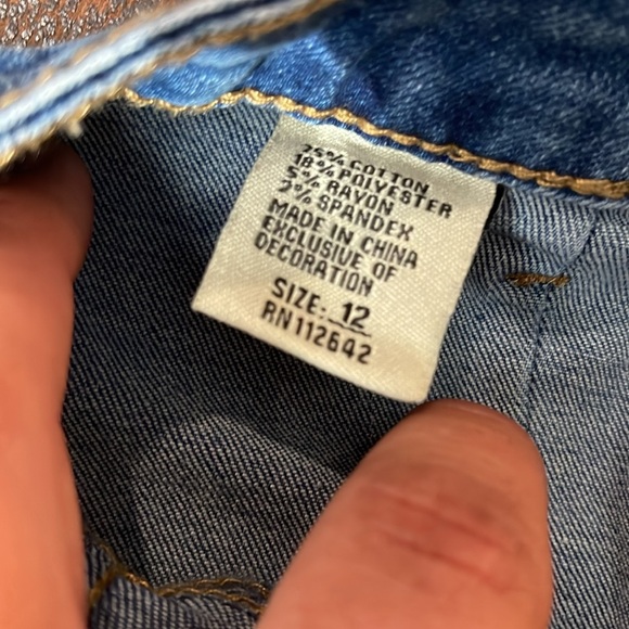 NWOT Denim Diva Flare Jeans Girls size 12 - Picture 9 of 10